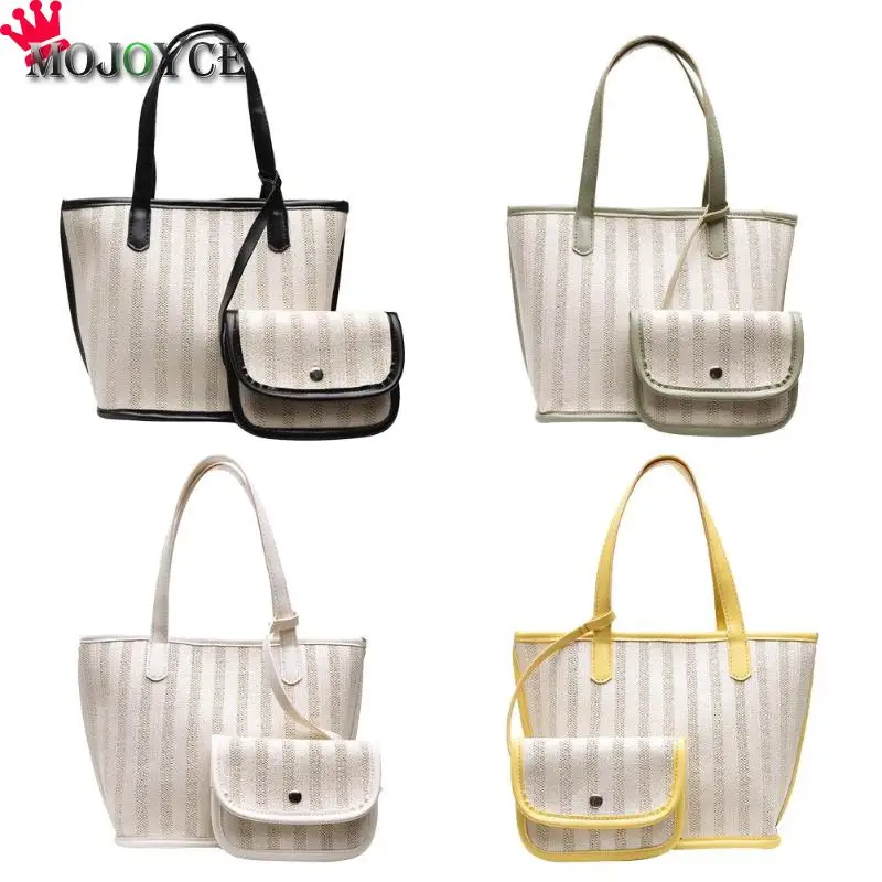2 шт./компл. модные женские туфли Сумки из натуральной кожи плетеная, из соломы, сумка на высокой ручке, повседневная обувь, обувь для отдыха ShoulderTote