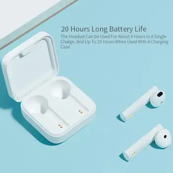 

Wireless Bluetooth Earphone Charge Box Touch Control Earbud for SBC/AAC Headset