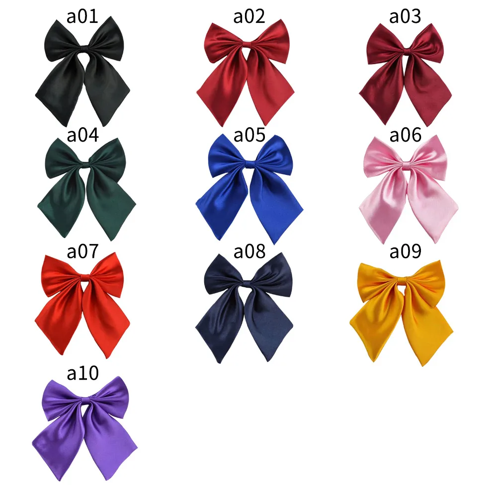 1 шт. Женский галстук бабочка красный черный Галстук студенческий для официанток