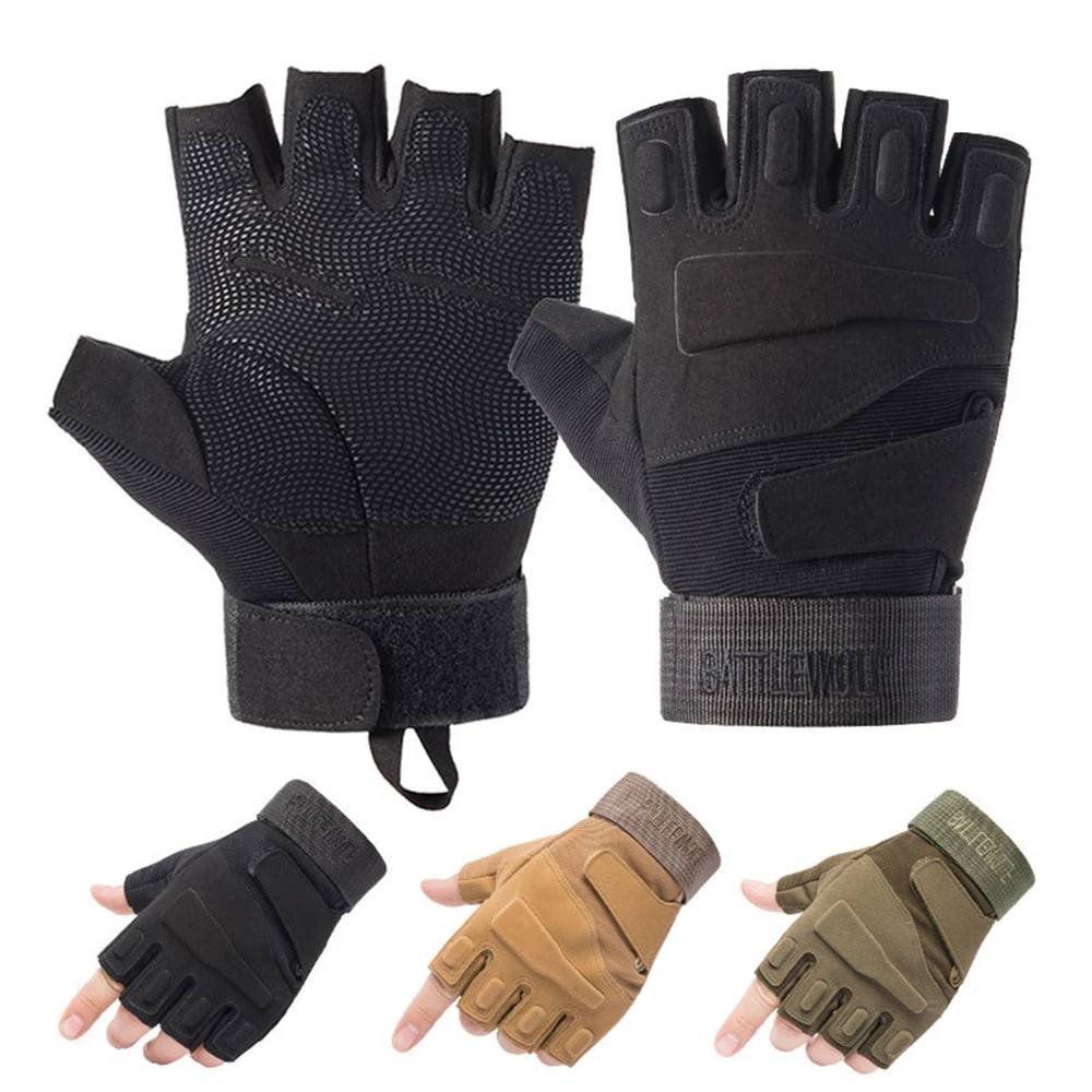 mens waterproof winter gloves Men's Tactical Gloves Fingerless Military Army Paintball Mittens Outdoor Sports Combat Motorcycle Gloves MTB Bike Cycling Gloves wool mittens mens