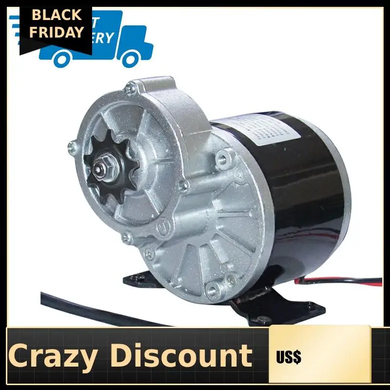 

Fast Shipping MY1016Z3 DC Gear Motor 24 Volt 36 Volt 350 Watt 380RPM Gear Reduction Electric Motor with 9 Tooth Sprocket