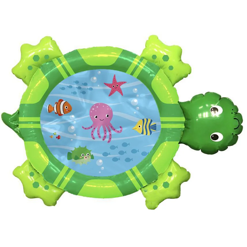 

Play Mats patted Water pad inflatable water cushion infants Baby Toddler Toy turtle Swimming Toys hand-eye coordination grasping
