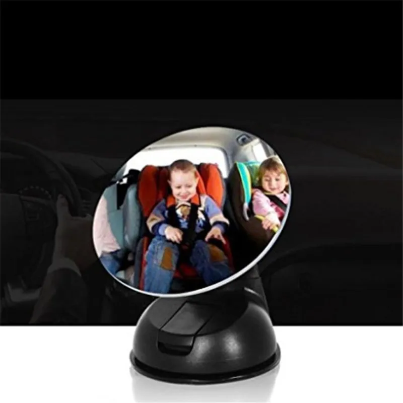 Adjustable Baby Car Mirror Car Back Seat Safety View Rearward Interior Baby Kids safety Seats Mirror 85mm