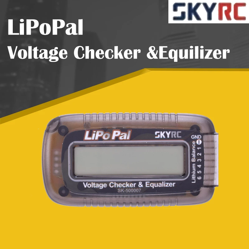 SKYRC LiPoPal 2-6S Lipo Battery Voltage Checker Equilizer Capacity Display Indicator Self Balancer | Игрушки и хобби
