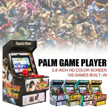 

16 Bit Handheld Color Screen HD Player Joystick Development Toy Retro Parent-child Fun 156 Games Mini Intellectual Game Console