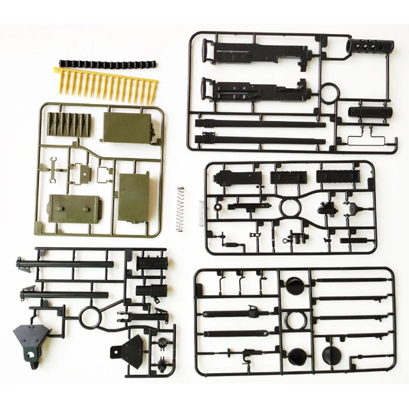  1:6 Browning M2 Heavy Machine Gun 4D 1/6 Scale Gun Model US Army Flexible Weapon Toys for Soldier A