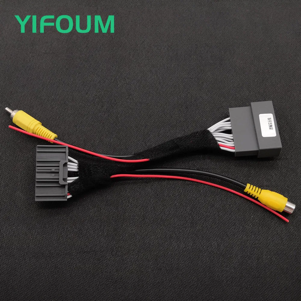 YIFOUM 32Pin видео вход переключатель задняя камера RCA Кабель-адаптер для Acura CDX Honda Civic 10th Avancier UR-V высокого уровня