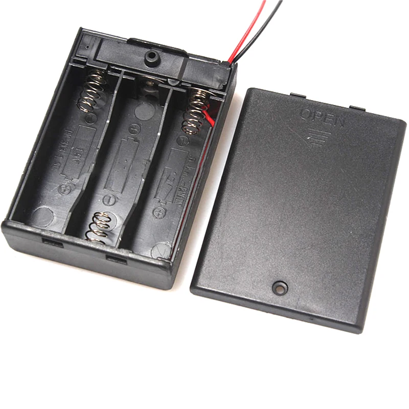 3 Aa Battery Case Switch Battery Holder Box Case Aa Battery Holder