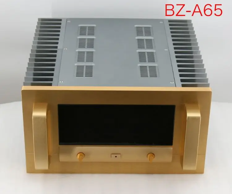Full aluminum DIY A15/A35/A65  power amplifier chassis class A enclosure big heatsink HIFI VU header box