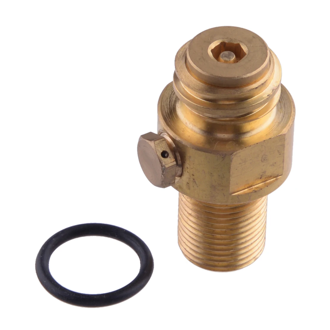 M18 Threads Brass CO2 Tank Valve Adapter For Soda Stream Pin Maker Replacement 