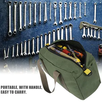 

Tool Bag Portable Repair Kit 16 Inch Green Large Capacity Wear-resistant Load-bearing Carrying Tool Storage Bag Tools Packaging
