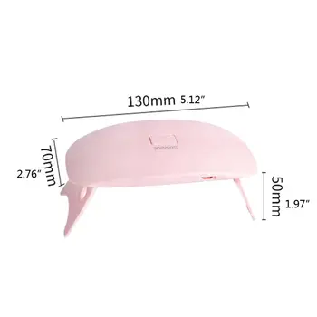 

Portable 6W Mini Mouse UV Dryer UV Resin Curing Lamp USB Charge Jewerly Tools