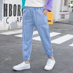 New Products Hot Selling Baby Anti Mosquito Pants Summer Trousers Thin Casual Breathable Tencel Children Cowboy Anti Mosqui