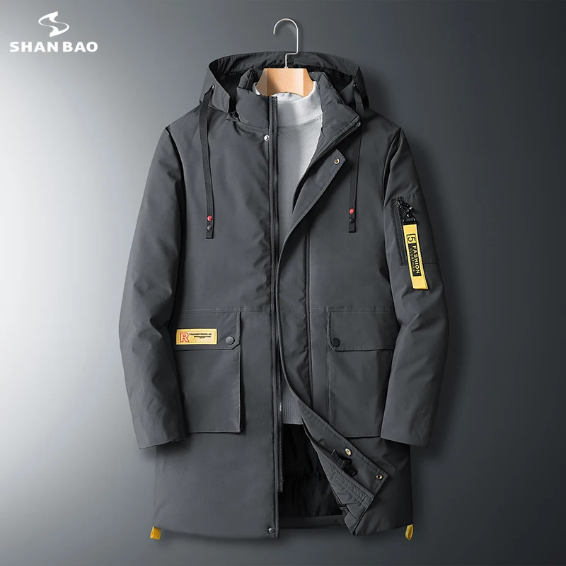 

L to 4XL 5XL 6XL 7XL 8XL Large Size Loose Hooded Cotton Jacket 2019 Winter High Quality Brand Clothing Youth Men Long Parka