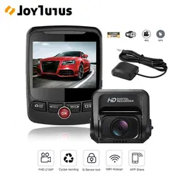 Автомобильный видеорегистратор Камера 4K Dash Cam 2160P 60fps Dual Cam Автомобильный wifi gps 170 ° широкоугольный g-сенсор детектор движения Автомобильный