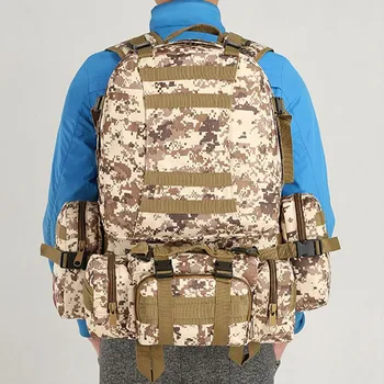 

Outdoor Military Backpack 1000D Nylon 45L Waterproof Tactical Sports Camping Backpack Large Capacity Hiking Trekking Travel Bags