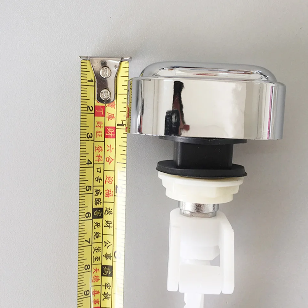 Универсальный пластиковый стержень монтажное отверстие один пресс экономии воды круглая скатерть кнопка для туалета Closestool Tank Аксессуары