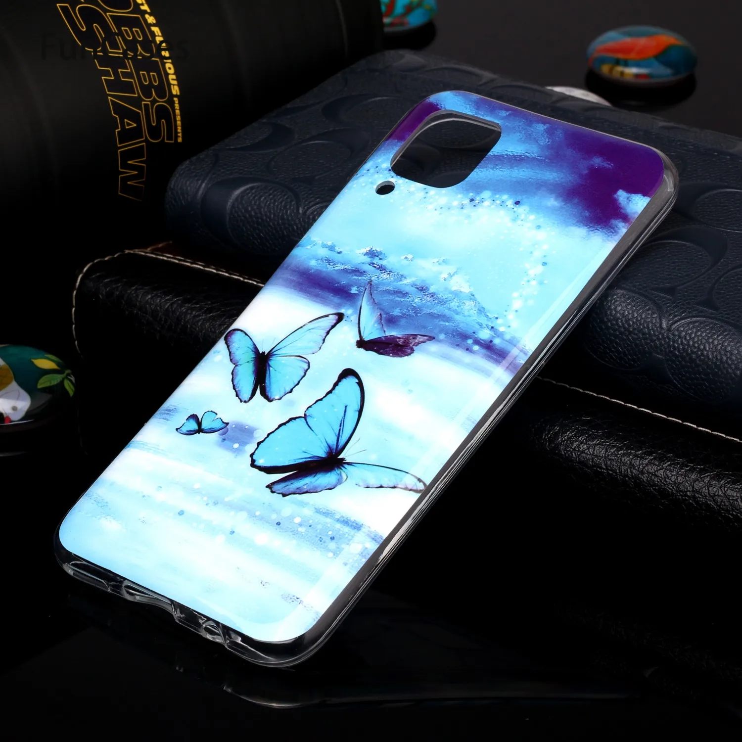 Чехлы для сотовых телефонов hoesje Huawei P40 Lite Cool Carcaso светящаяся защитная пленка из