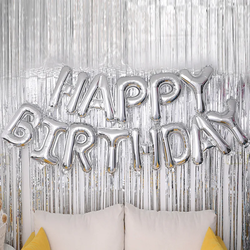 16 дюймов буквы фольгированные шары «С Днем Рождения» День Рождения Детские шары Декор День рождения украшения Дети балони на день рождения