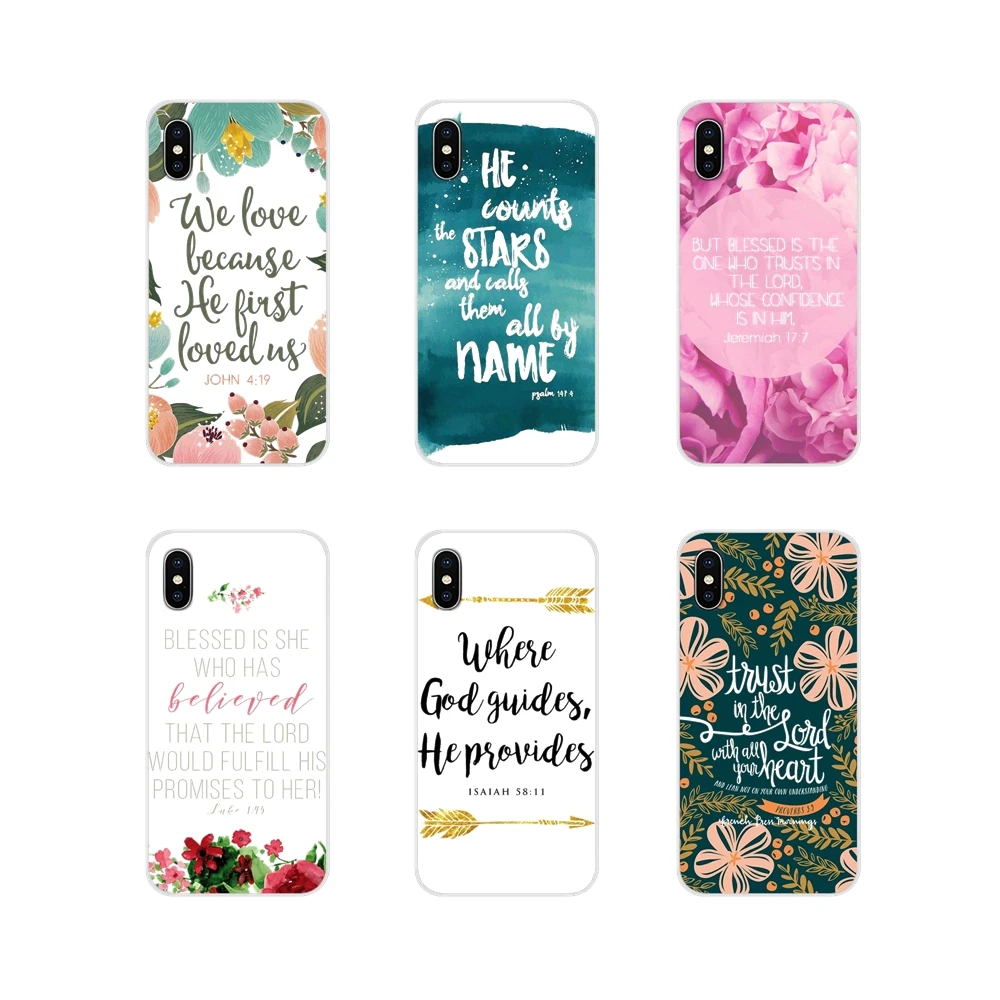 Чехол для samsung Galaxy S3 S4 S5 Mini S6 S7 Edge S8 S9 S10 Lite Plus Note 4 5 8 9 с христианскими