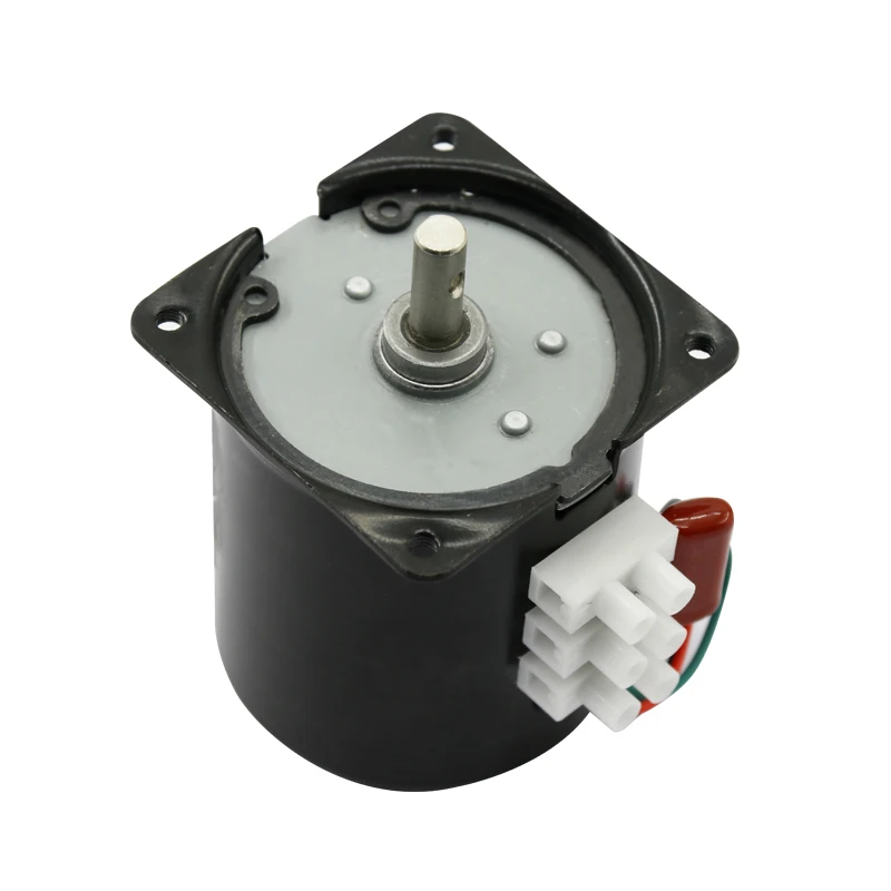 220V AC 14W Gear Motor 60KTYZ Permanent Magnetic Synchronous Motor 2.5RPM to 110RPM