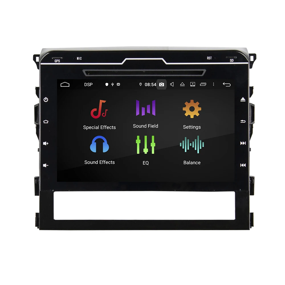 Android 9,0 Восьмиядерный 4 Гб ОЗУ 64 Гб ПЗУ автомобильный DVD gps навигационный мультимедийный плеер автомобильный стерео для TOYOTA Highlander