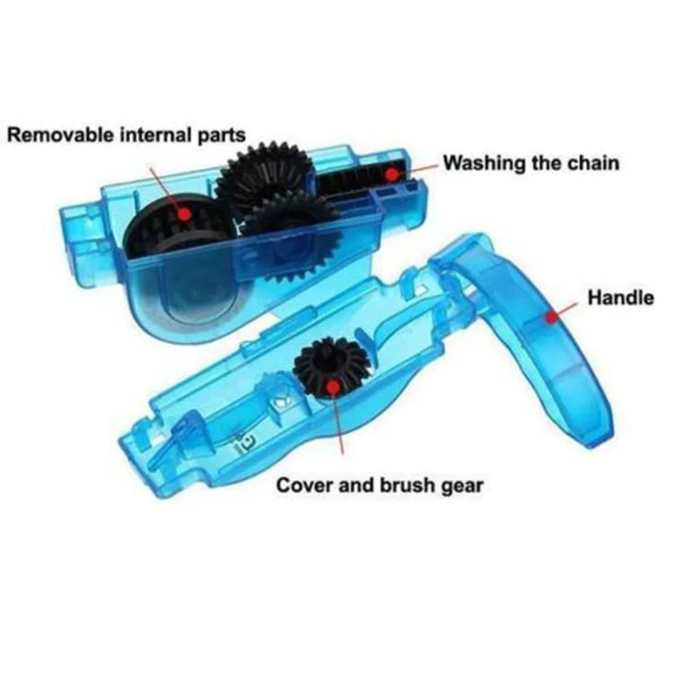 Best Bicycle Chain Cleaner Scrubber Brushes Mountain Bike Wash Tool Set Cycling Cleaning Kit Bicycle Repair Tools Bicycle Accessories 9