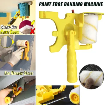 

Newly Clean-Cut Paint Edger Roller Brush Safe Tool Portable for Home Room Wall Ceilings TE889