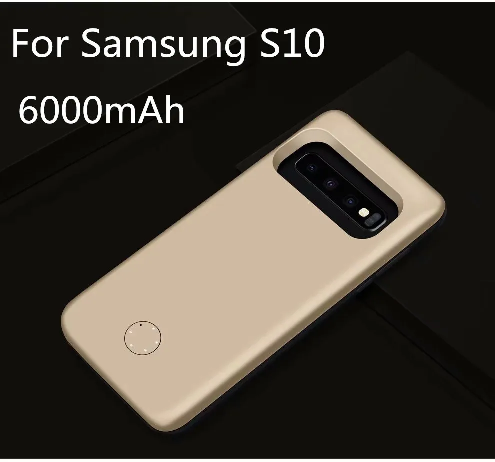 Чехол для зарядного устройства для samsung Galaxy S10 S9 S8 Plus S10E Note 10 Plus чехол для аккумулятора тонкий 5000-6500 мАч - Цвет: 8