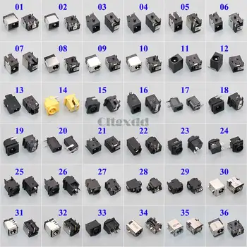 

Cltgxdd 36models 36PCS DC Power Jack Connector For Lenovo ASUS Acer DELL HP Sony IBM Toshiba Hasee Laptop Notebook Charging Port