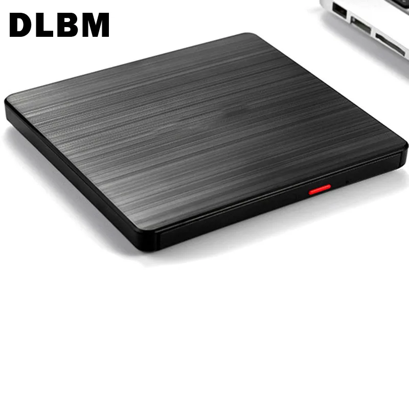 Внешний DVD проигрыватель USB 3 0 RW тонкий рекордер портативный оптический привод