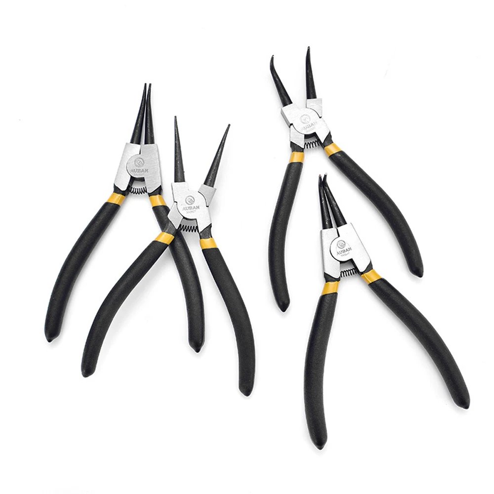 

Circlip Pliers Internal External Multifunctional Straight Bend Retaining Clips Snap Ring Plier 5" 7" 9" 13" Portable Hand Tools