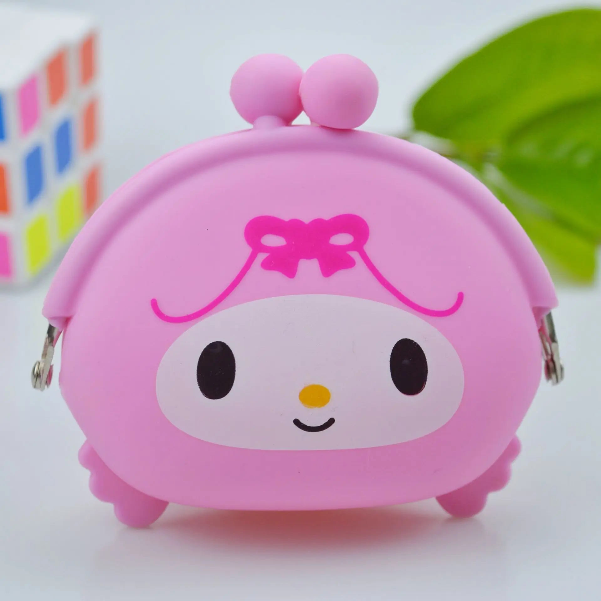 Новинка 2019 модный красивый кавайный конфетный цвет мультяшный кошелек с