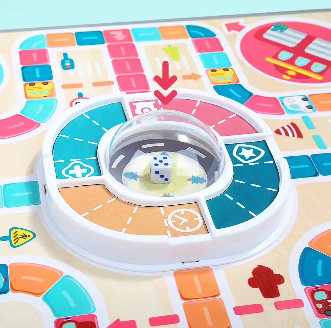 Xiaomi Topbright Auto City Flying Chess Theme Board Game Double-sided Board Double-sided Gameplay For Children over 3 years old