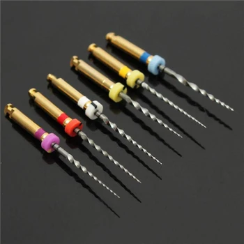 

6pcs Dental Universal Protaper Endodontic Rotary Files Assorted 21mm & 25mm High Quality Cutting Efficiency Good Flexibility