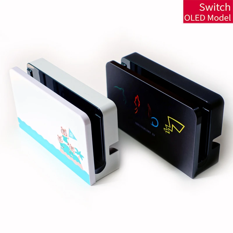 Case For Nintendo Switch Oled Charging Dock Kawaii Sleeve Cover Ns Oled Game Console Base Shell 21 New Cute Cases Aliexpress