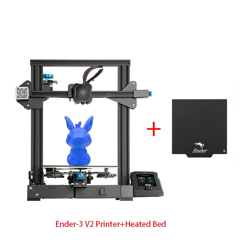 Creality 3D Printer Ender 3 V2 Upgraded Silent Motherboard Mainboard for Carborundum Glass Platform LCD Screen Printing Machine best resin 3d printer 3D Printers