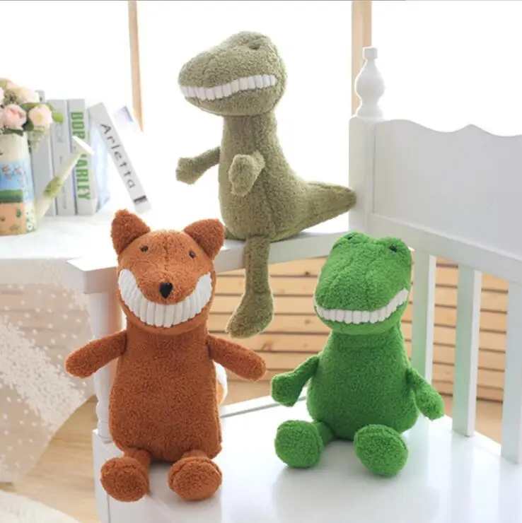 Cartoon animal plush toy smile toothy big tooth doll cute grab machine doll unicorn plush doll send children's Christmas gift