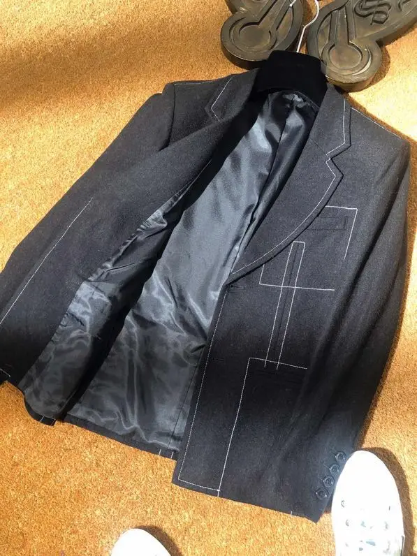 AH10690 Fashion Men's Coats& Jackets Runway Luxury famous Brand European Design party style Men's Clothing