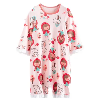 

girls night dress cotton clothes sleepwear sleeping dress kids pajamas for girls onsies pajamas cute and pricess