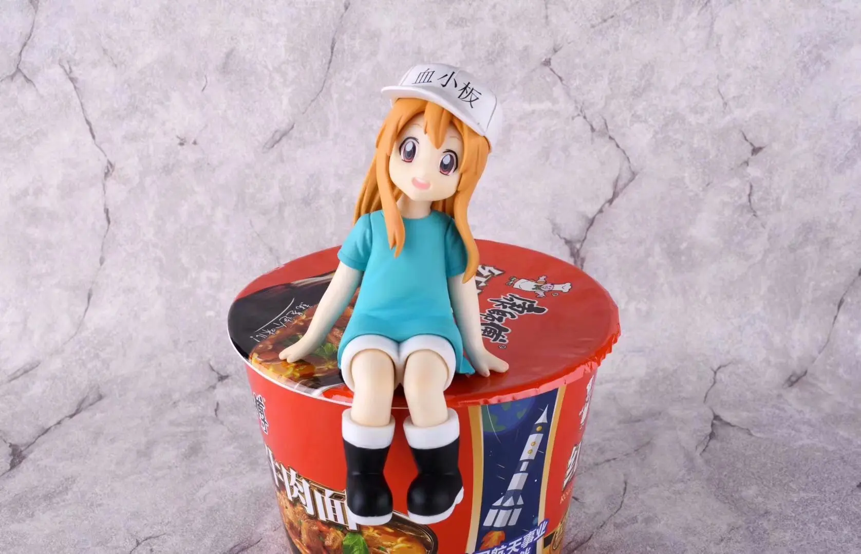 

Work Cells Platelet Pressure Instant Noodles PVC Garage Kit Anime Garage Kit Model Diffuse Country