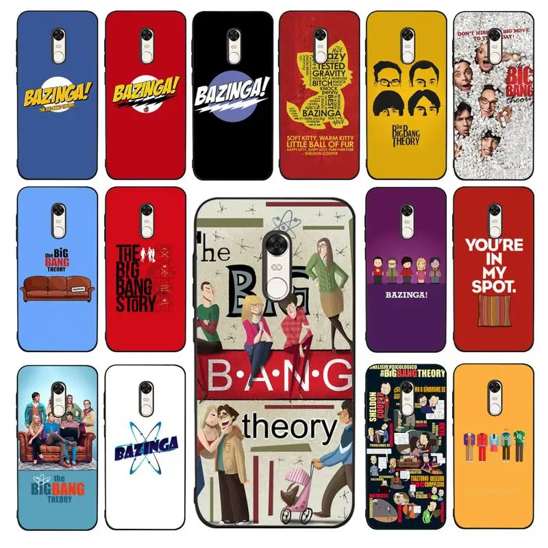 FHNBLJ Bazinga The Big Bang Theory tv show Phone футляр для RedMi 4X 5 plus 6 7 8 9 A 6pro Go K20 чехол | Мобильные