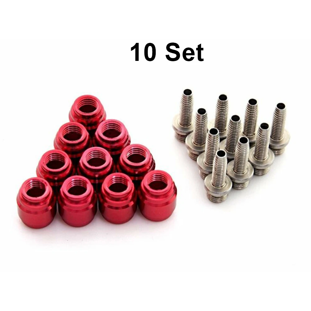 10 Set Loading Head Tubing Brake Oil Needle Olive Head For AVID Stealthama Jig Quick Installation Hydraulic Disc Brake parts risk bicycle oil needle driver tool hydraulic hose cutters set for disc brake hose needle connector install tools for bh59 90