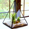 Pyramid Geometric Glass Terrarium Succulent Plants Container Planter Bonsai Flower PotGardening Decoration 4