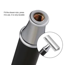 90mm Mini Short Handle Safety Razor Handle Comfortable Hand Short Handle Classic Safety Razor Gunblack Epilator hair removal