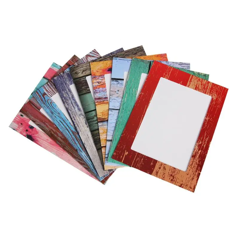 #*Cheap 7inch DIY Photo Wall Creative Wood Frame Paper Hanging Album Combination Household Decoration 12.7*17.8cm