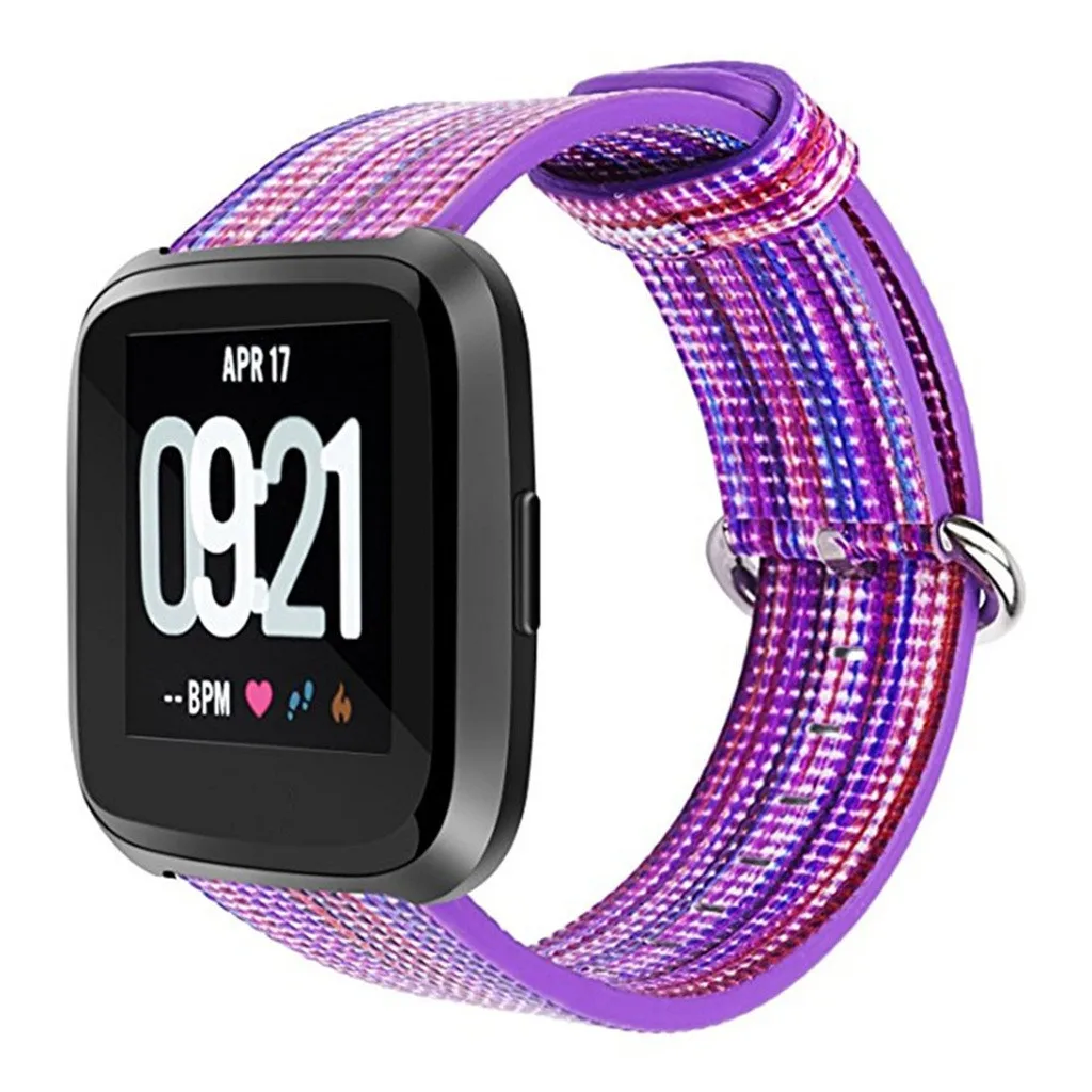 Легкий нейлоновый регулируемый ремешок для спортивных часов Fitbit Vers 2
