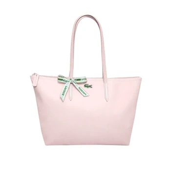 

Casual Tote Bag Bow Crocodile Female Bags Youth Bright Color Simple Bag Splashproof Shoulder Bags For Women Shopping Travel Bag