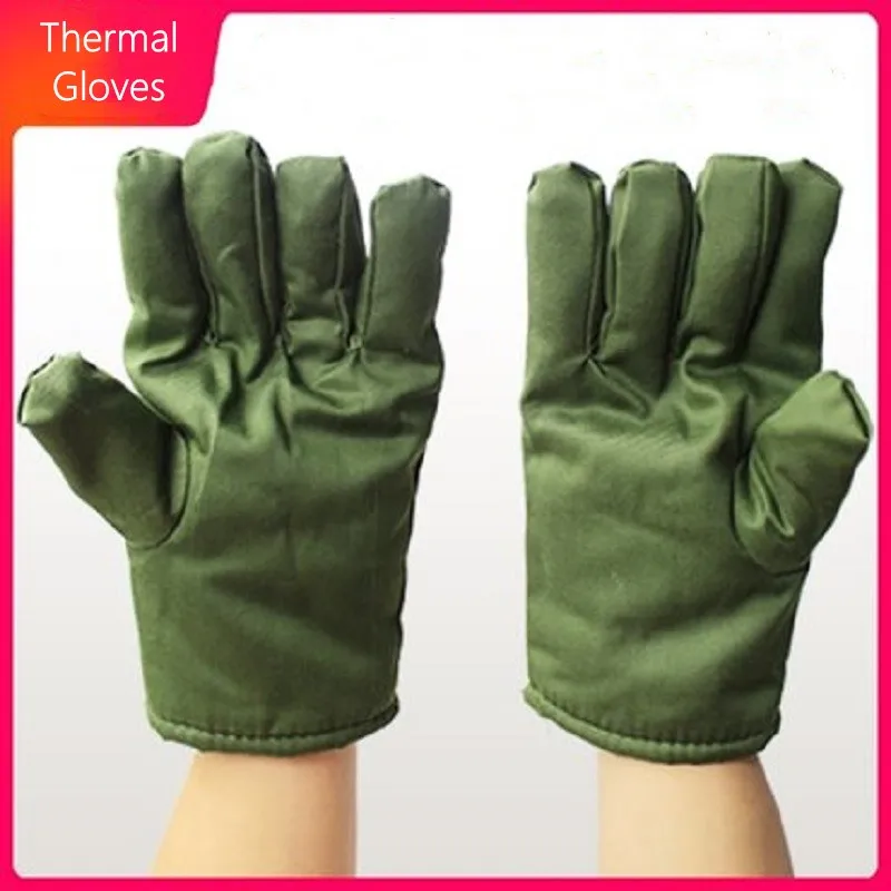 Теплые хлопковые перчатки зимние низкотемпературные руки Porotection утолщение хлопок бархат лайнер Велоспорт Пешие прогулки на открытом воздухе