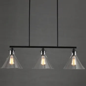 

Personality Glass A Chandelier Originality Concise Restaurant Bar Counter Bedroom Snack Tea With Milk Shop Funnel A Chandelier